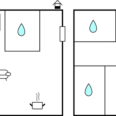 アパート 2 Bedroom Gorgeous In イェゼラ